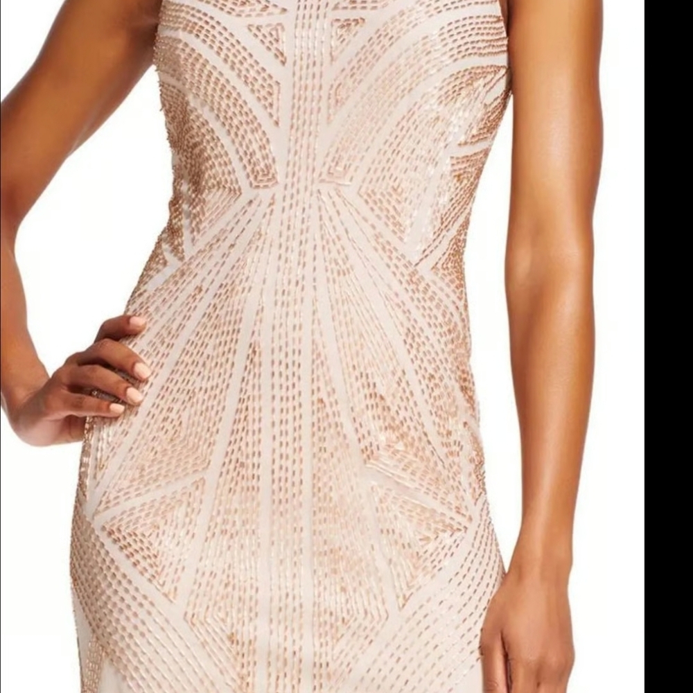 Adrianna Papell Beaded Dress - Size 8
